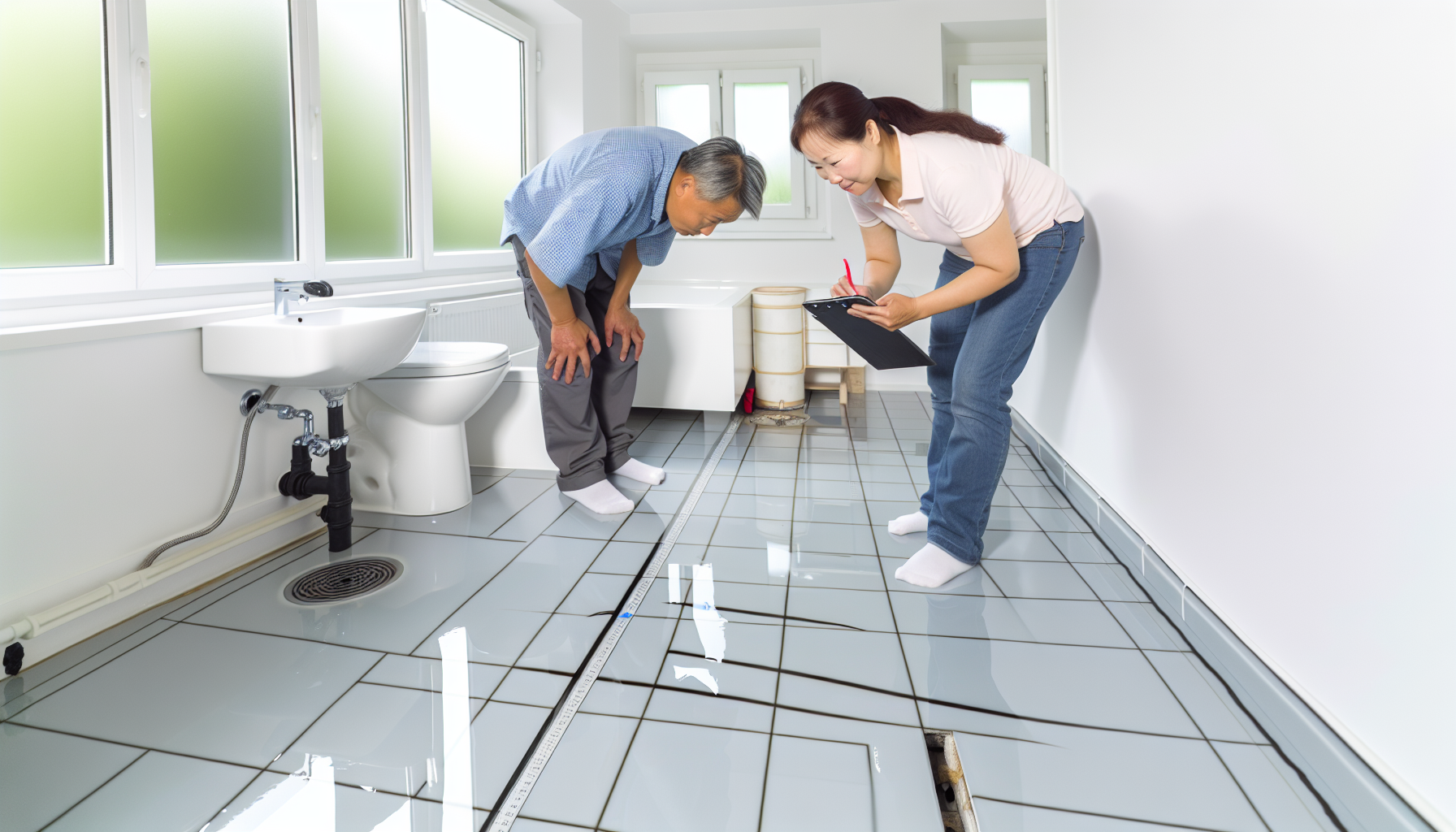 衛浴防水驗收標準:浴室試水流程 48 小時全紀錄