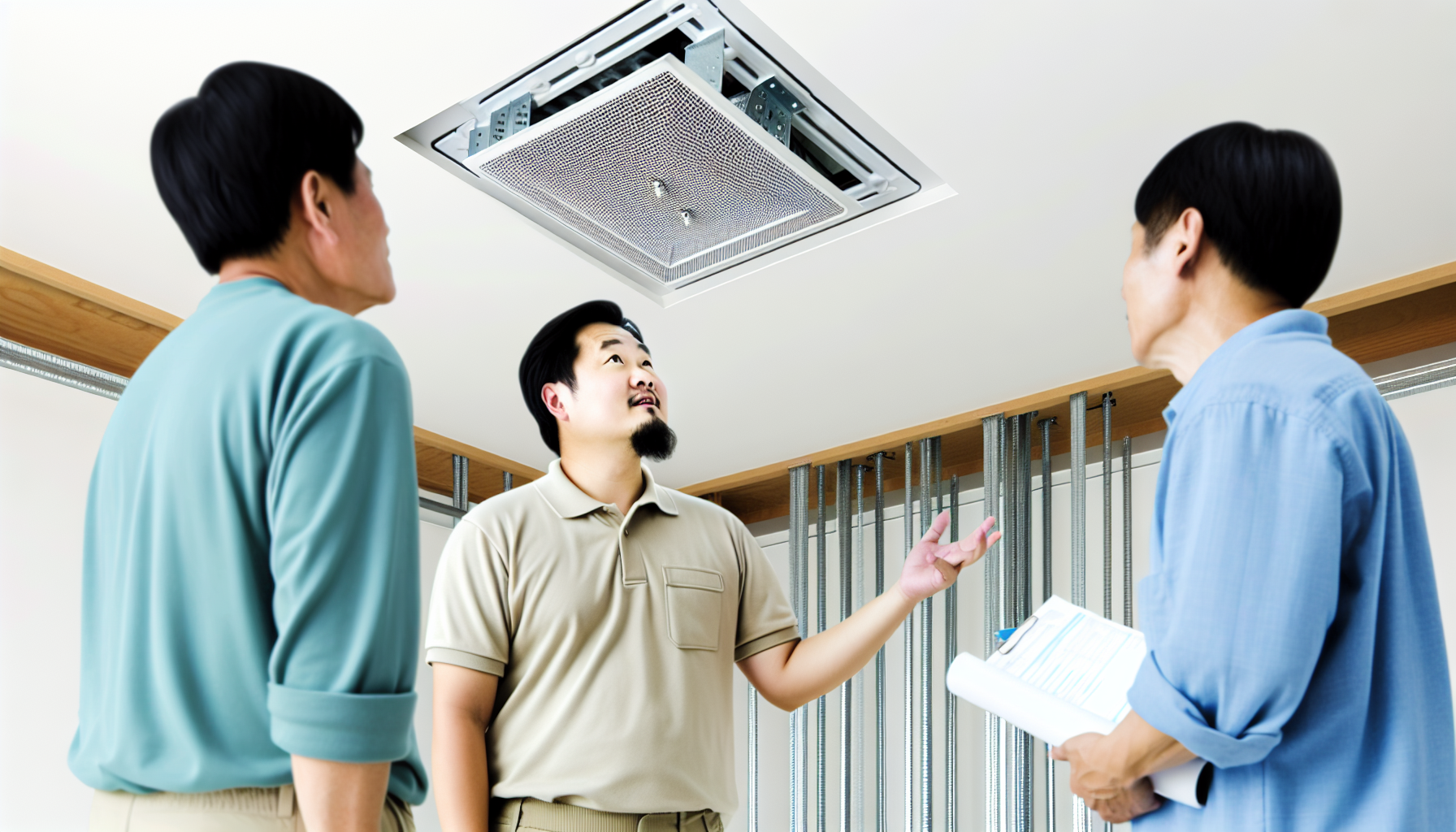 天花板驗收重點:吊隱式冷氣驗收與角材結構檢查